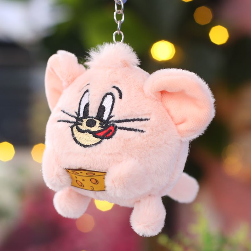 Picture of Cute Lucifer Kitten Mouse Pendant Plush Toy Doll Bag Pendant Doll Keychain Grasp