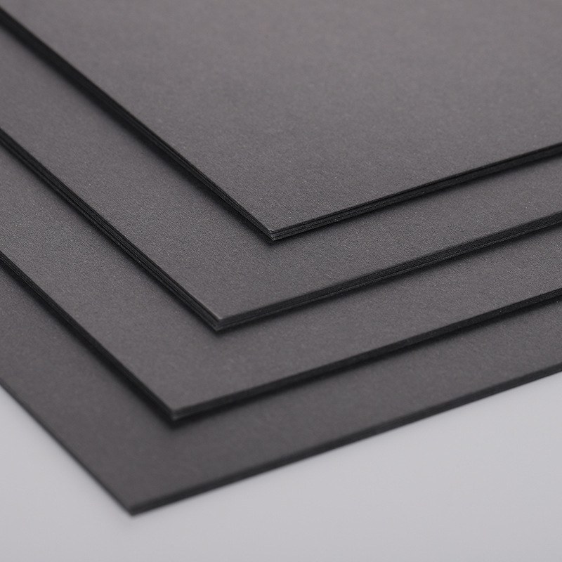 Picture of Factory wholesale A4 double-sided black cardboard children's handmade paper folding thickened hard cardboard gift box handbag packaging paper