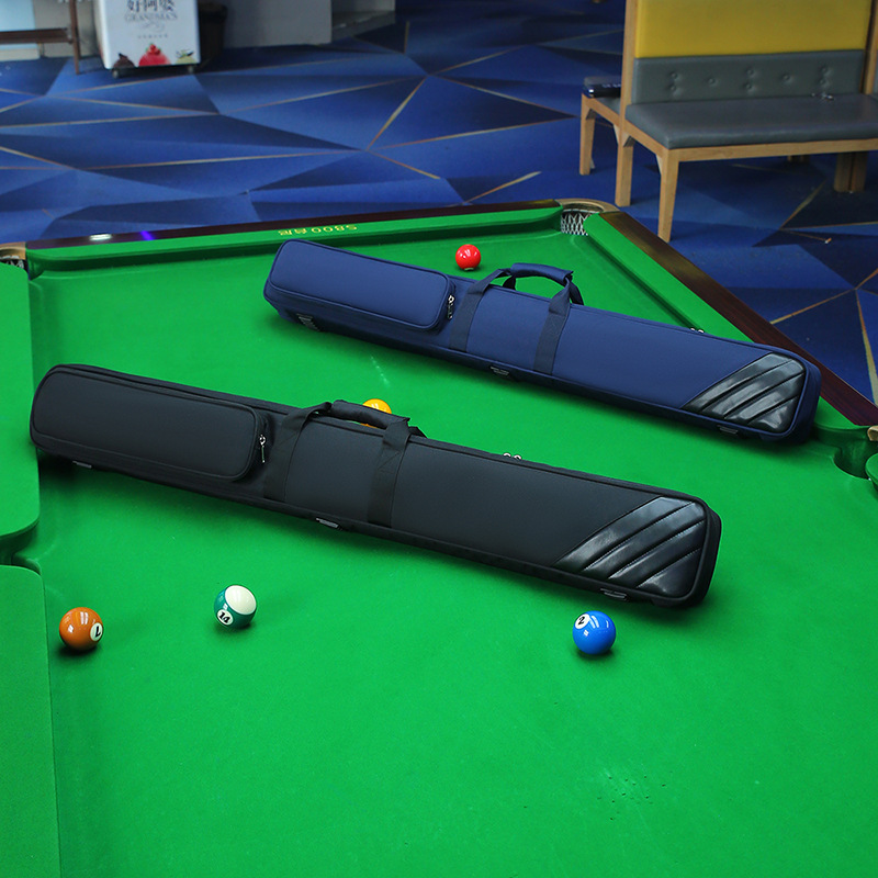 Picture of Portable Billiards Thickened Double-Slot Large-Head Soft Bag Cue Bag Storage Three-Quarter Split Portable Shoulder Bag