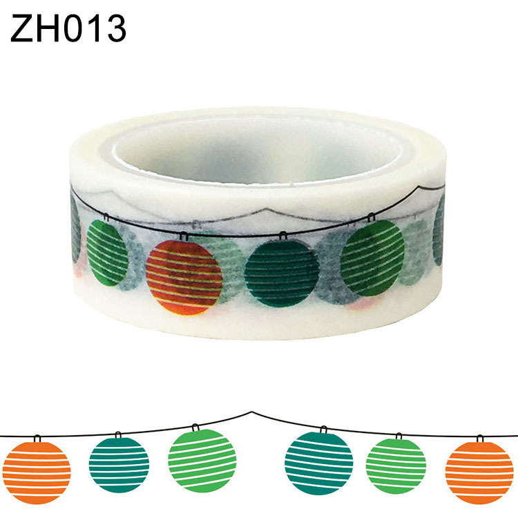 Picture of Manufacturers cross-border a generation of cartoon Christmas festival DIY decorative stationery color hand account stickers and paper tape