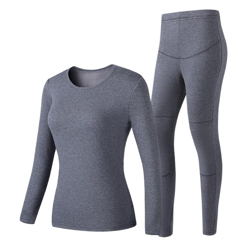 Winter Smart Thermal Underwear Fleece-lined Thickened USB Couple Electric Heating Suit Home Clothes Warm Pants Underwear