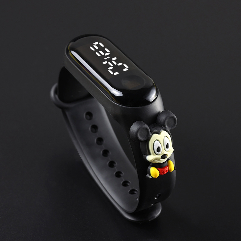Picture of Live Hot Selling Primary School Students' Anime Bracelet LED Sticker Doll Electronic Watch Boys and Girls Waterproof Touch Watch