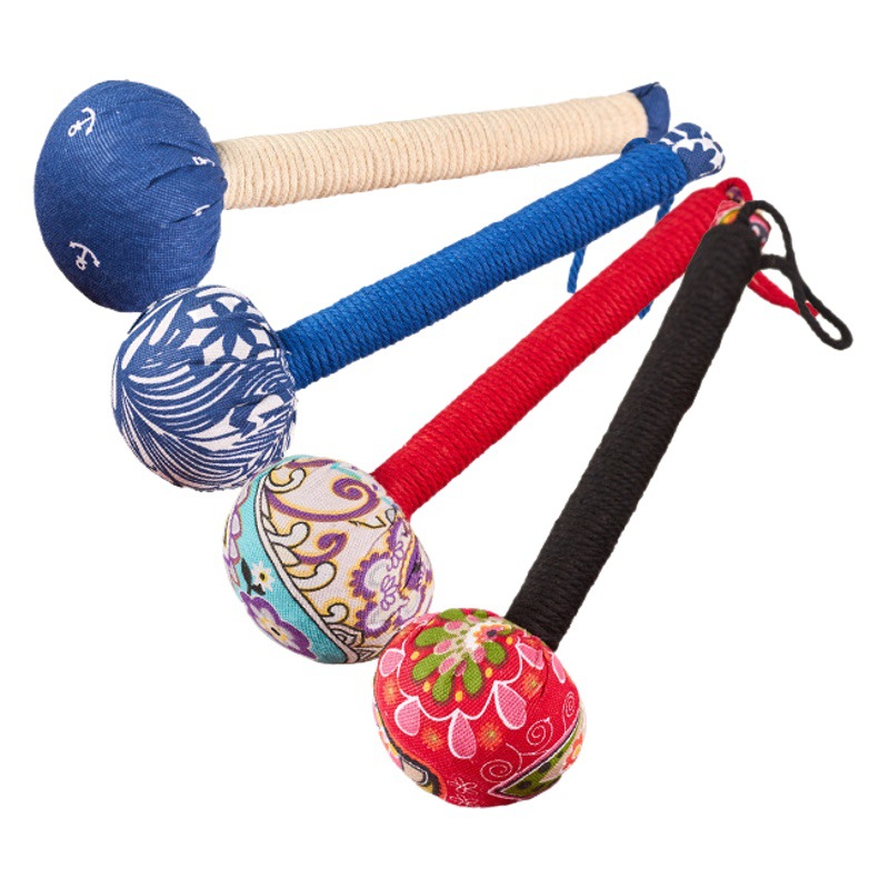 Wormwood Health Hammer Meridian Hammer Back Knocking Hammer Artifact Aged Pure Moxa Function Warm Moxibustion Hot Compress Massage Hammer