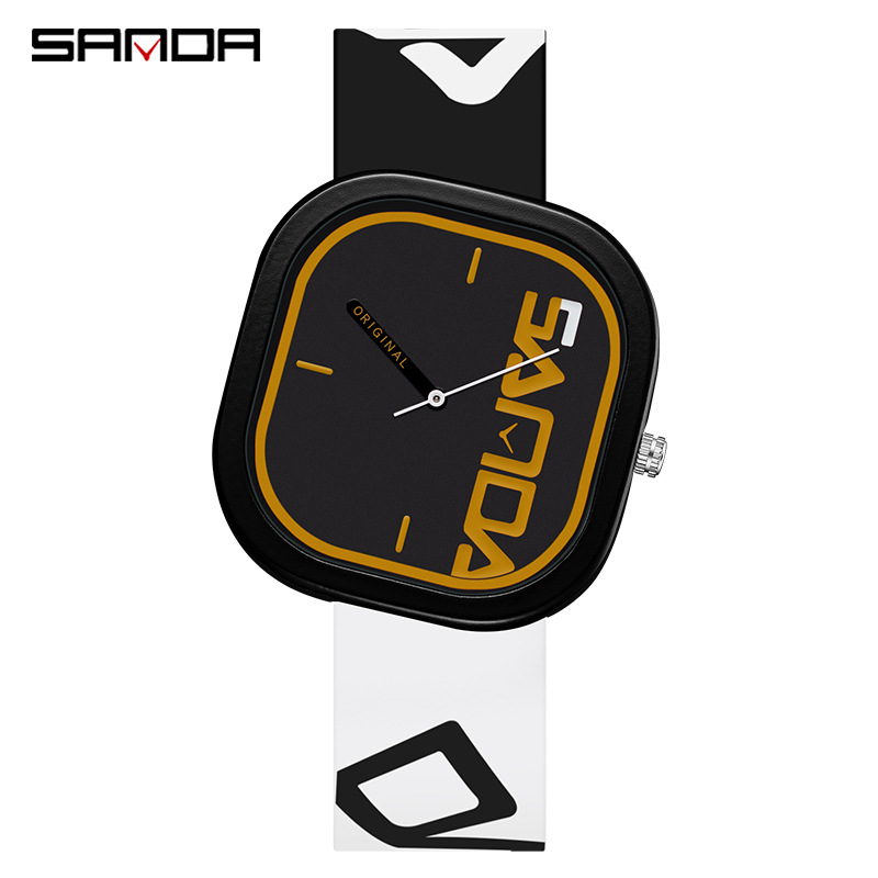 Picture of Sanda Brand Sports Watch Design Irregular Square Watch Personality Trend Simple Waterproof Electronic Watch