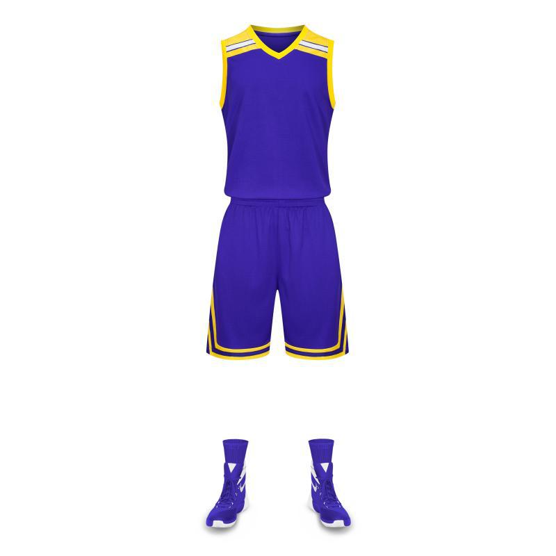 Basketball training uniform suit competition team uniform breathable professional sports training men and women same style printable logoA107