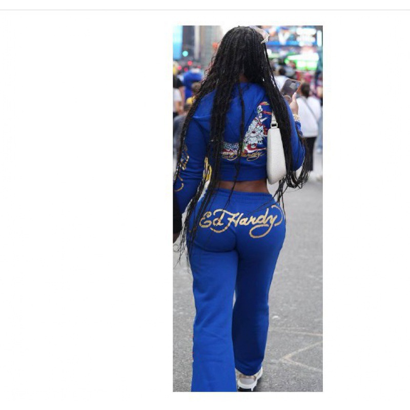 Picture of 2024 Amazon European and American Clothing Cross-Border Foreign Trade Casual Street Printing 2-Piece Bestie Outfit Multi-Color Suit