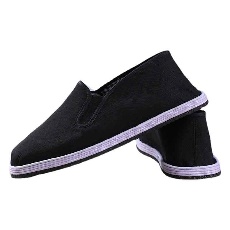 Tire bottom old Beijing cloth shoes men's summer construction site work shoes breathable one-step thousand-layer cloth bottom work shoes
