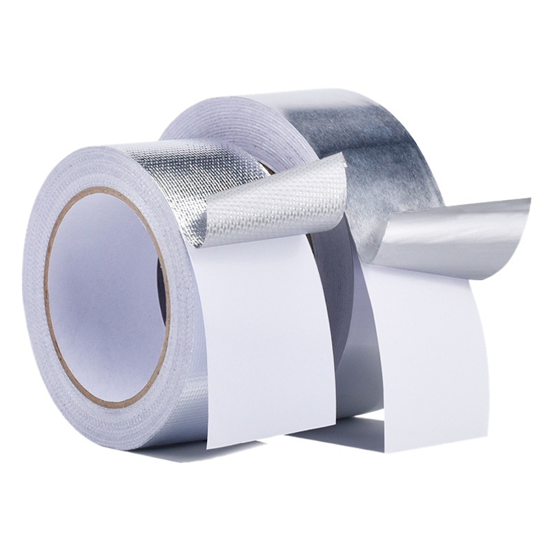 Thickened aluminum foil tape lampblack machine pipe mildew-proof kitchen stove periphery waterproof high temperature resistant aluminum foil beautiful seam paste