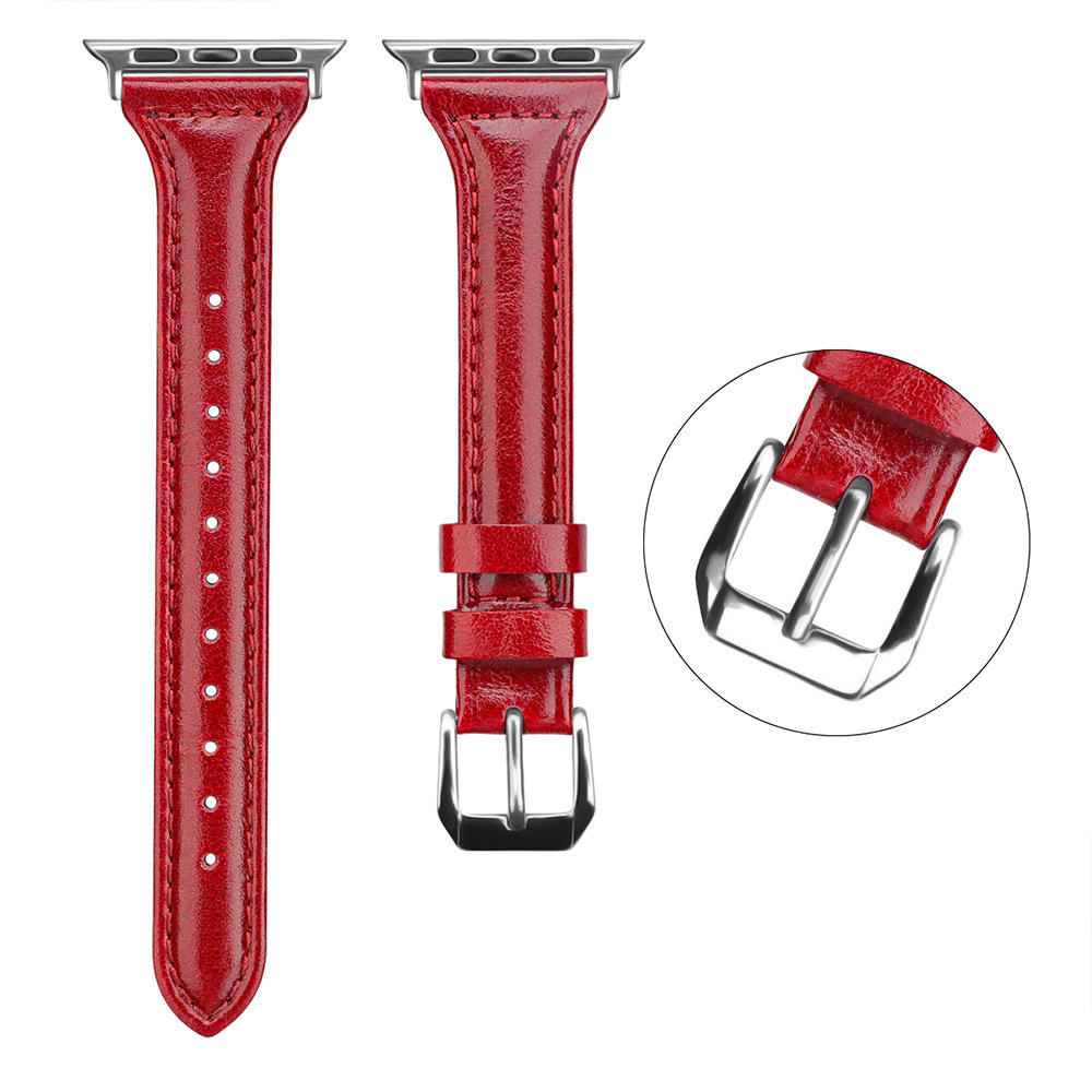 Picture of Suitable for Apple Watch Strap Leather Small Waist appleiwatchs1098765ultra Thin Strap Autumn and Winter