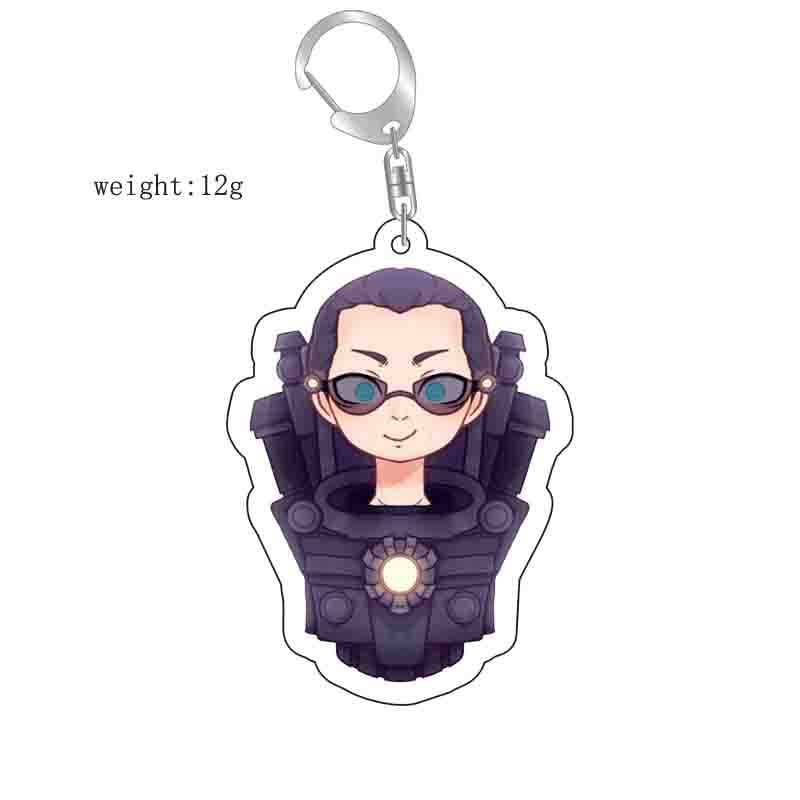 Picture of Cross-border new toilet man keychain skibidi toilet monitor Man TV man creative killer pendant batch