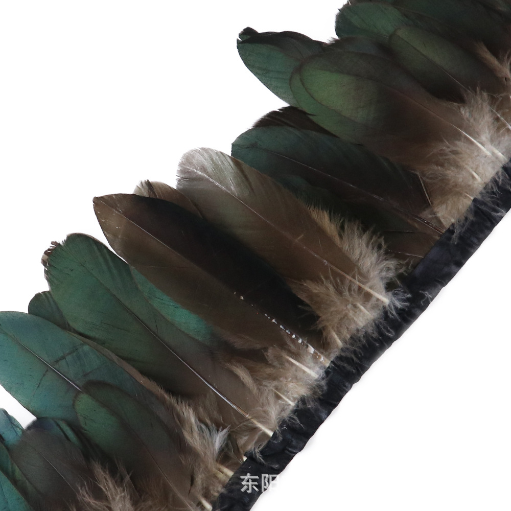 Picture of Goose feather large floating cloth belt/edge DIY handicraft accessories stage performance clothing accessories manufacturers in stock sales