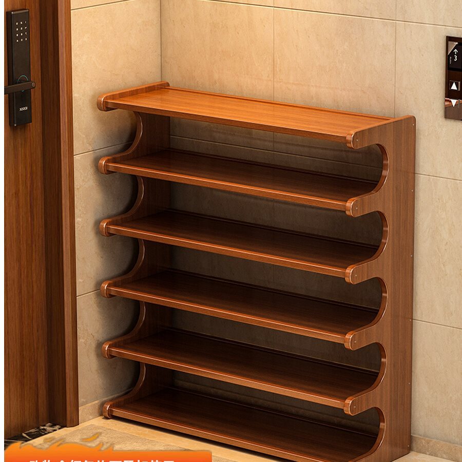Shoe Rack Outside the Door, Small Narrow Shoe Rack at the Entrance of the Corridor, Dust-Proof Shoe Cabinet for Rental Housing 2025 New Style
