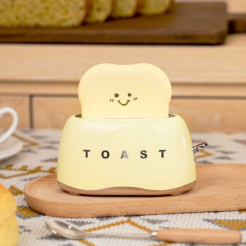 Wholesale New Toast Lamp Light Luxury Bedroom Props Atmosphere Lamp Advanced Sense Ornaments Charging Nightlight Gift Cross-border