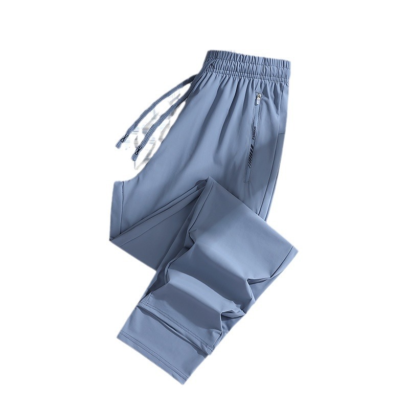 Picture of Summer New Ice Silk Pants Quick-drying Breathable Nylon Men's and Women's Elastic Soft Anti-wrinkle Cooling Couple Sunscreen Pants