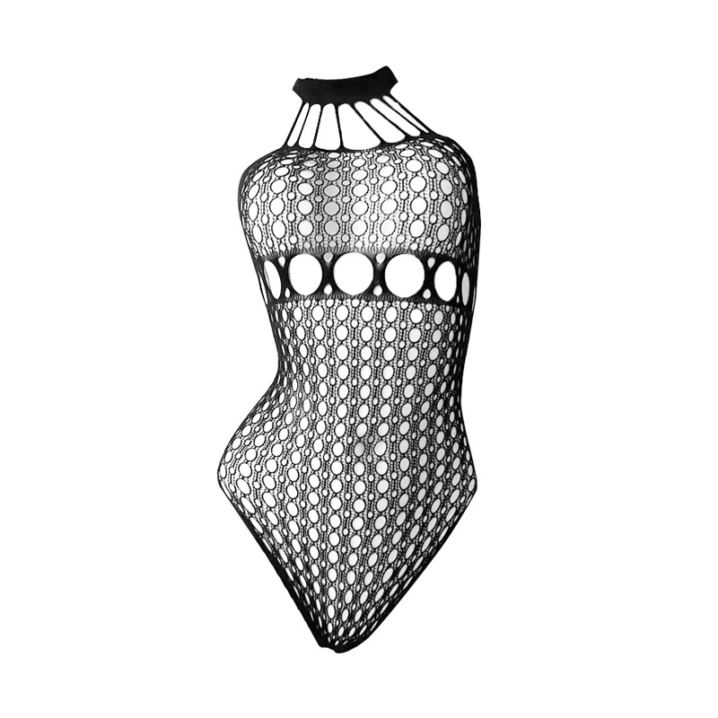 Picture of Lin Linting Sexy Large Size Silk Stockings Crotch-Free Net Clothes Passion Temptation Hot Flirting Bed Lingerie