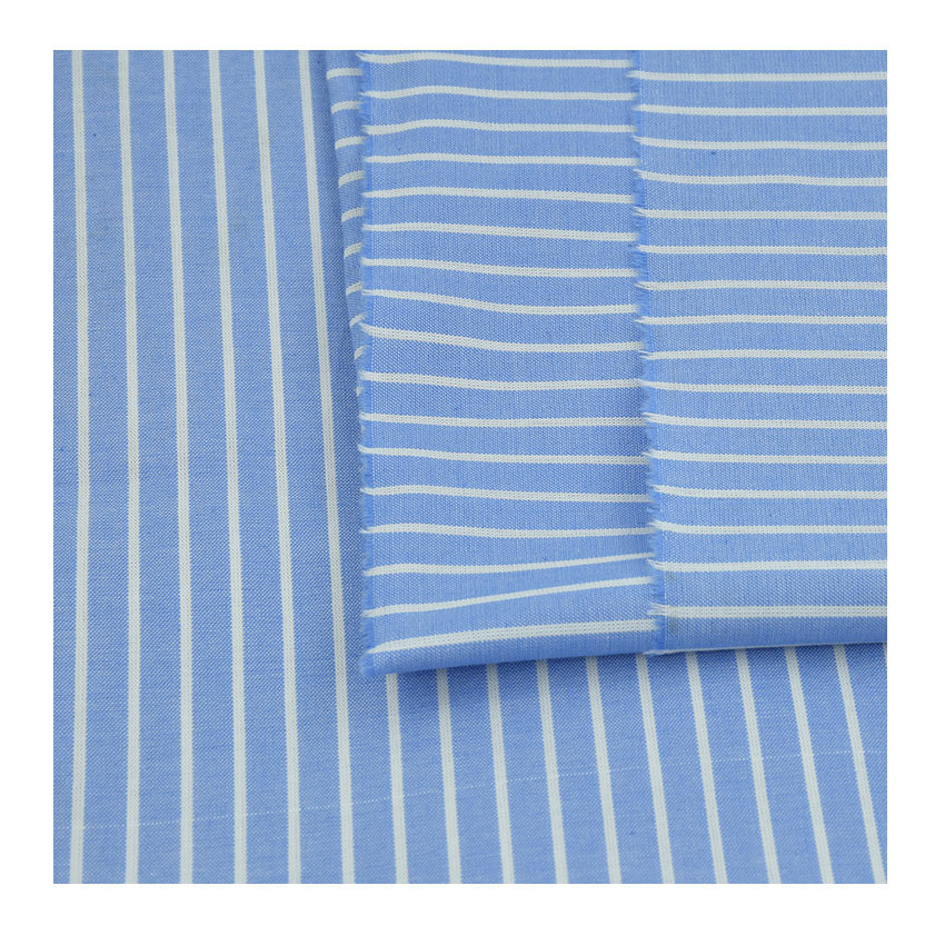 32 cotton yarn-dyed striped fabric cotton striped shirt casual women's shirt dress fabric