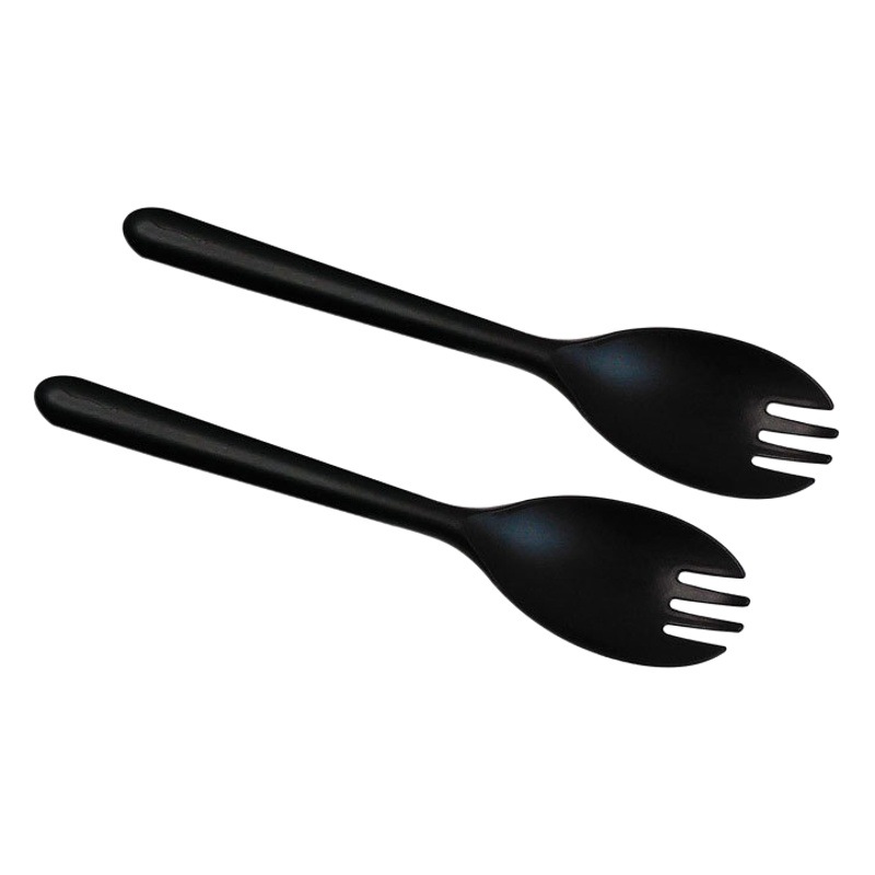 Spoon disposable fruit fork fruit cake spoon dessert tableware fork spoon plastic wholesale independent packaging