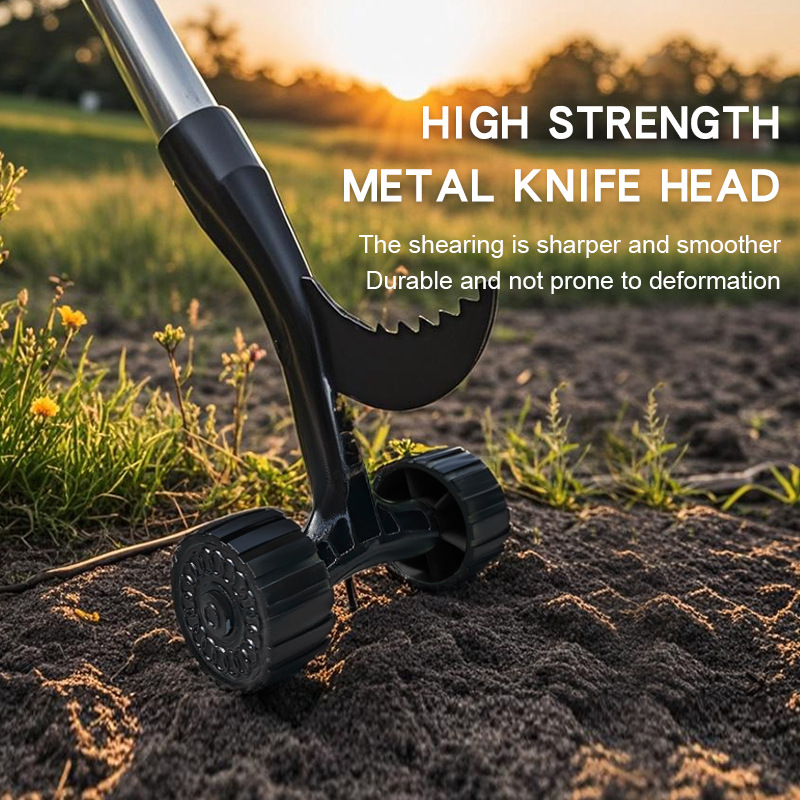 Picture of Cross-Border Roller Weeder for Home Gardening, Manual Soil Loosening and Weeding Tool Without Bending, Weed Removal Tool Set for Agricultural Use