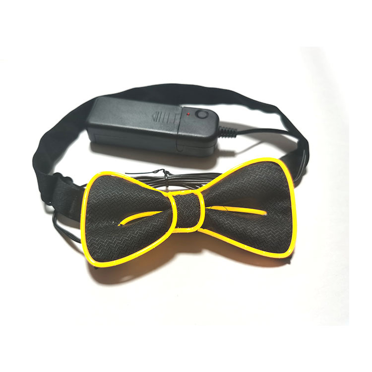 Picture of Led Luminous Bow Tie El Cold Light Bow Tie Prom Party Luminous Tie Performance Atmosphere Decoration Glitter Bow