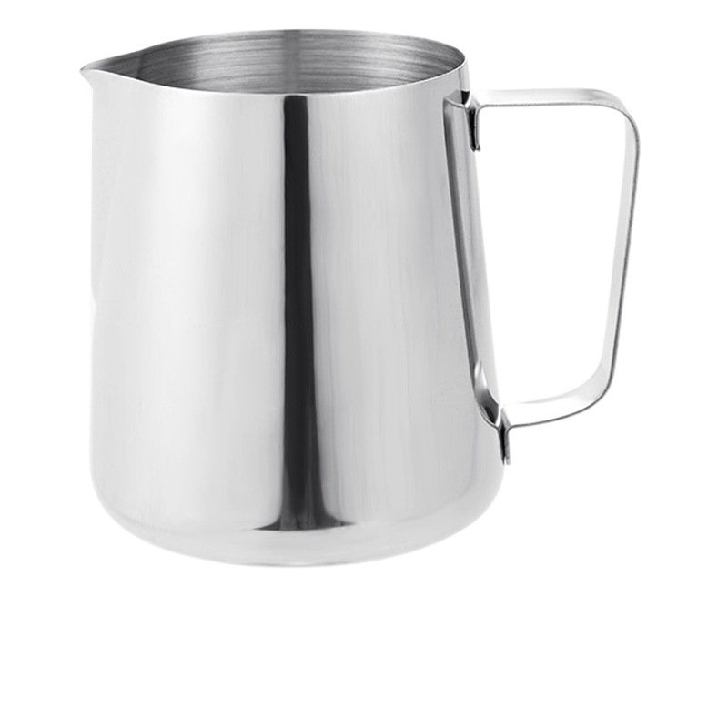 Thickened Stainless Steel Latte Art Cup Latte Art Cylinder Milk Foam Cup with Scale Milk Foam Pot Milk Cylinder Pointed Mouth Cup Coffee Artifact