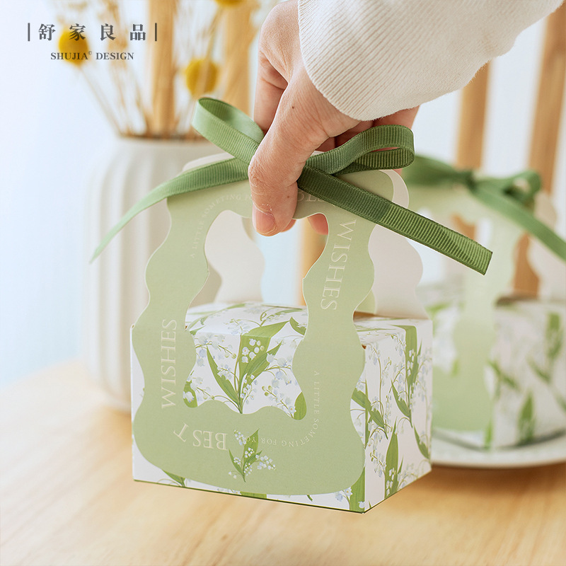 Children's Day Opening Activities Small Gift Box Portable Candy Gift Box Kindergarten Baby's Birthday Carton Full Moon Candy Box
