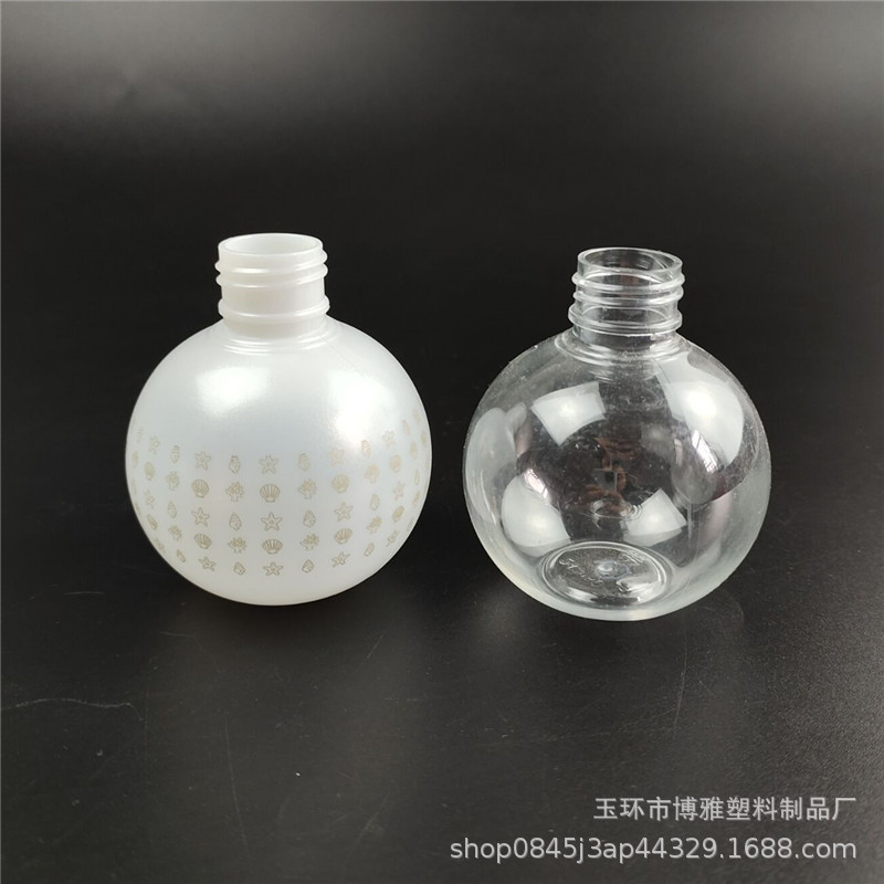 30ml60ml130ml Plastic Bottle Ball Bottle Bulb Bottle Christmas Tree Hanging Bottle Aluminum Cap Hanging Ring Bottle