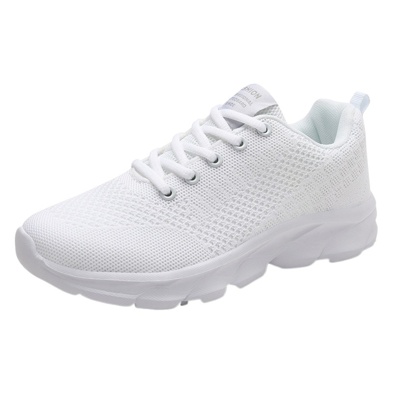 Summer New White Shoes Women's Shoes Large Mesh Breathable sneaker Women's Light Soft Sole Dancing Shoes Running Shoes