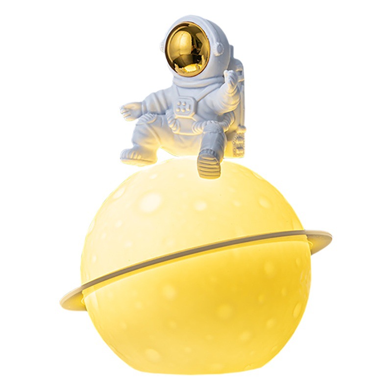 Children's Gift Astronaut Nightlight Ornaments Moon Lamp Desktop Decoration Atmosphere Planet Lamp Birthday Gift
