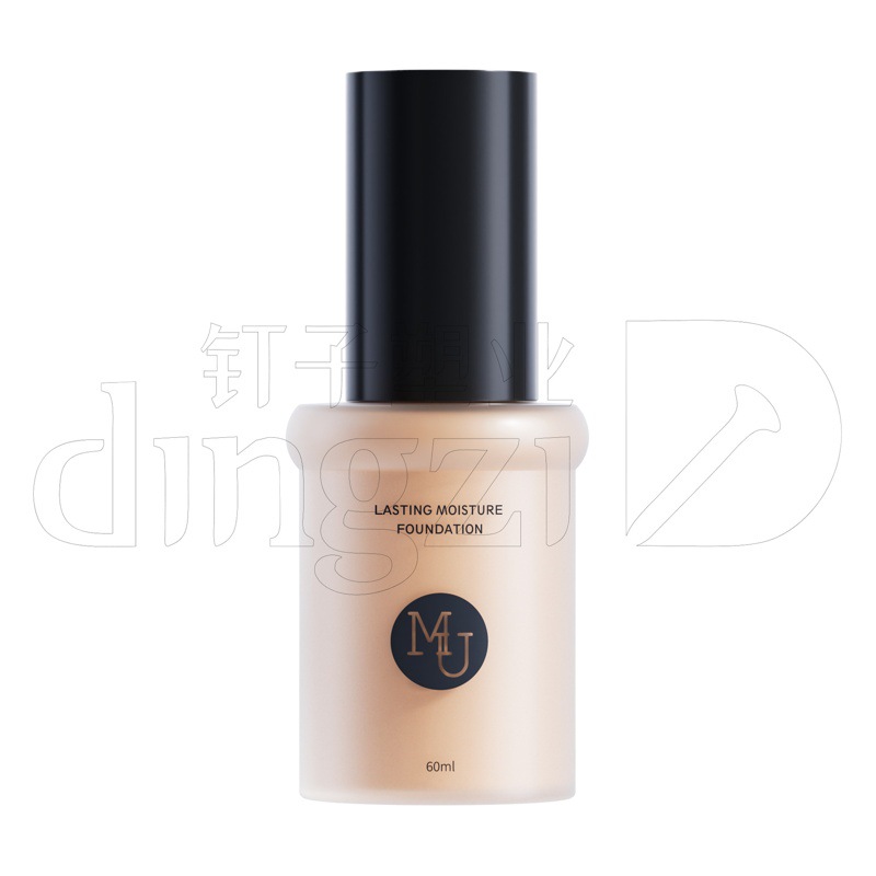 New High-End Petg Liquid Foundation Bottle Push-Type Design Pp Pump Head Essence Skin Care Beauty Plastic Packaging