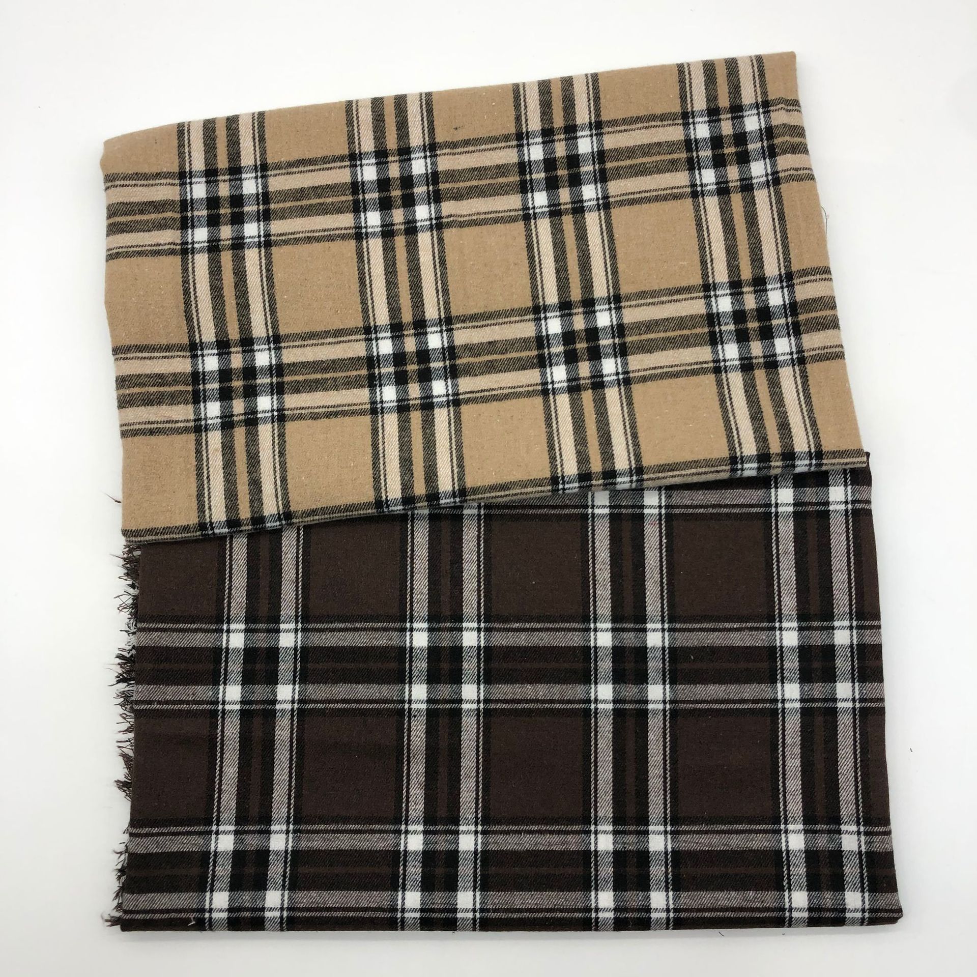 2025 new shirt cloth sanding plaid fashion children's clothing fabric polyester cotton yarn-dyed plaid in stock
