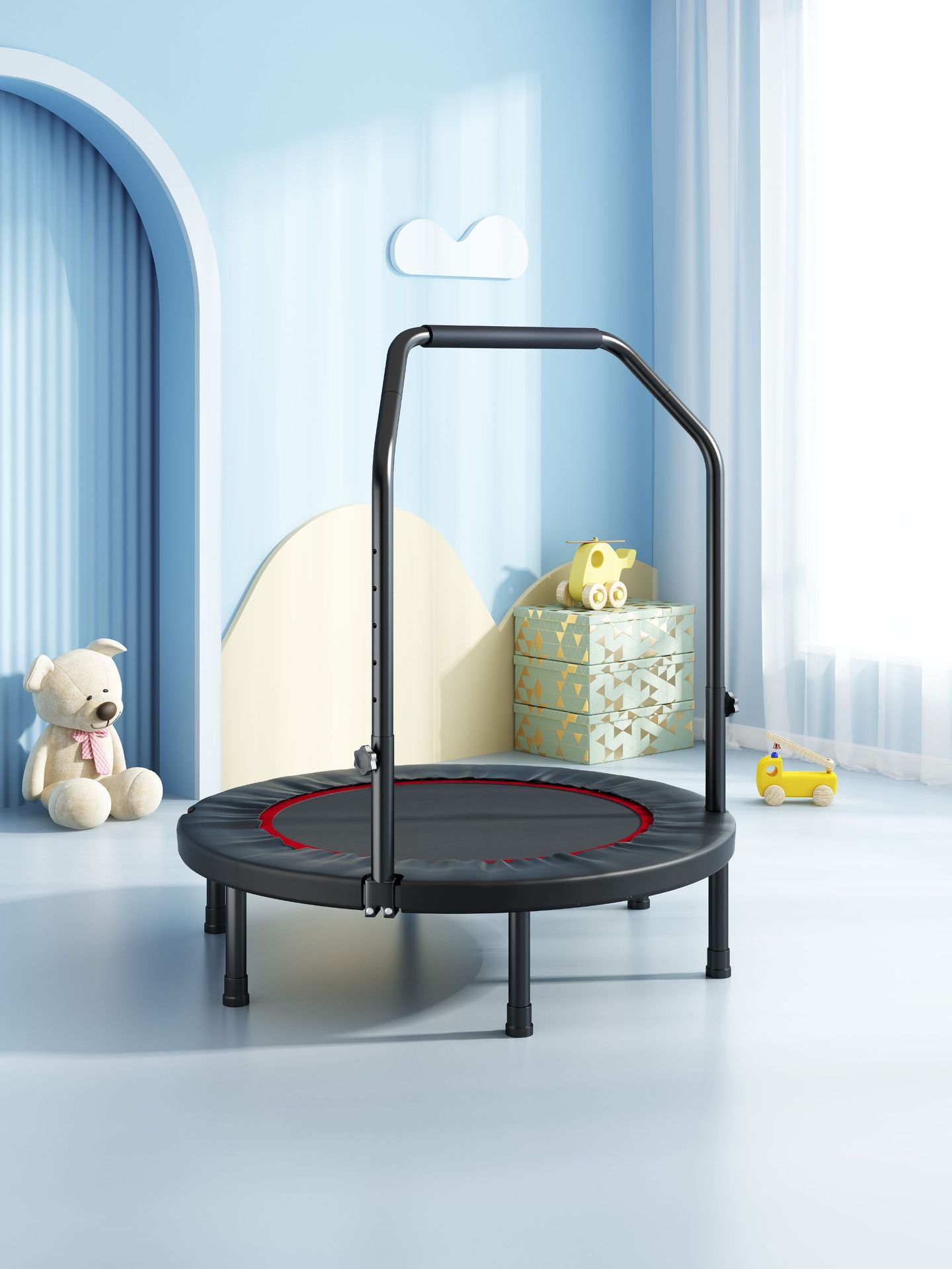 trampoline children's exercise equipment indoor trampoline home adult fitness weight loss jumping bed wholesale spring bed