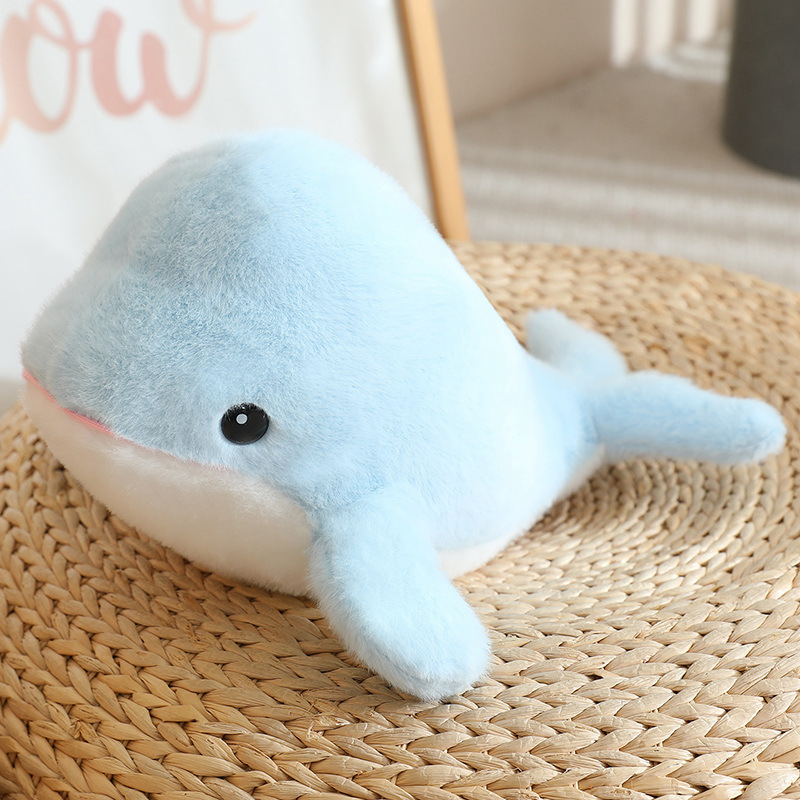 Picture of Little Beluga Sea Animal Plush Toy Dolphin Shark Killer Whale Doll Children's Gift Grasp Wedding Doll