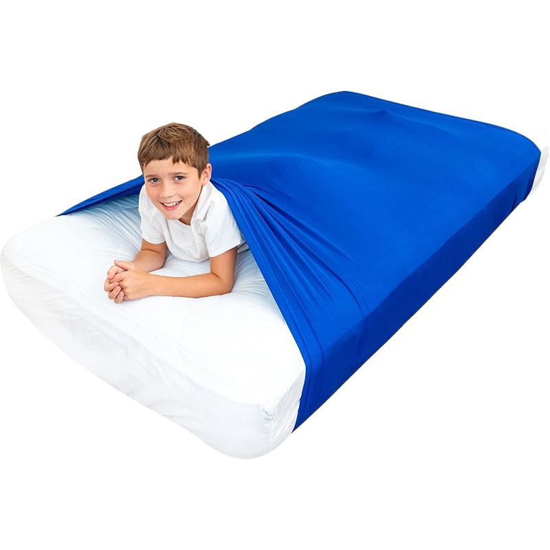 Picture of Amazon cross-border bed set children's sensory compression sheets elastic breathable pressure relief SENSORYBLANK