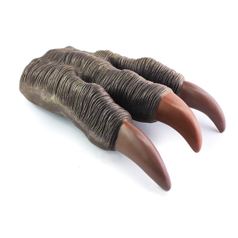 Picture of Dinosaur Hand Doll Gloves Soft Glue Tyrannosaurus Rex Triceratops Shark Simulation Animal Model Stall Shark Arm Toy Cross Border