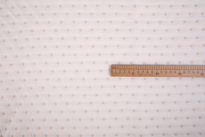 Picture of 40S color cotton jacquard air layer color cotton quilted knitted fabric spring and autumn sleeping bag underwear baby quilt fabric