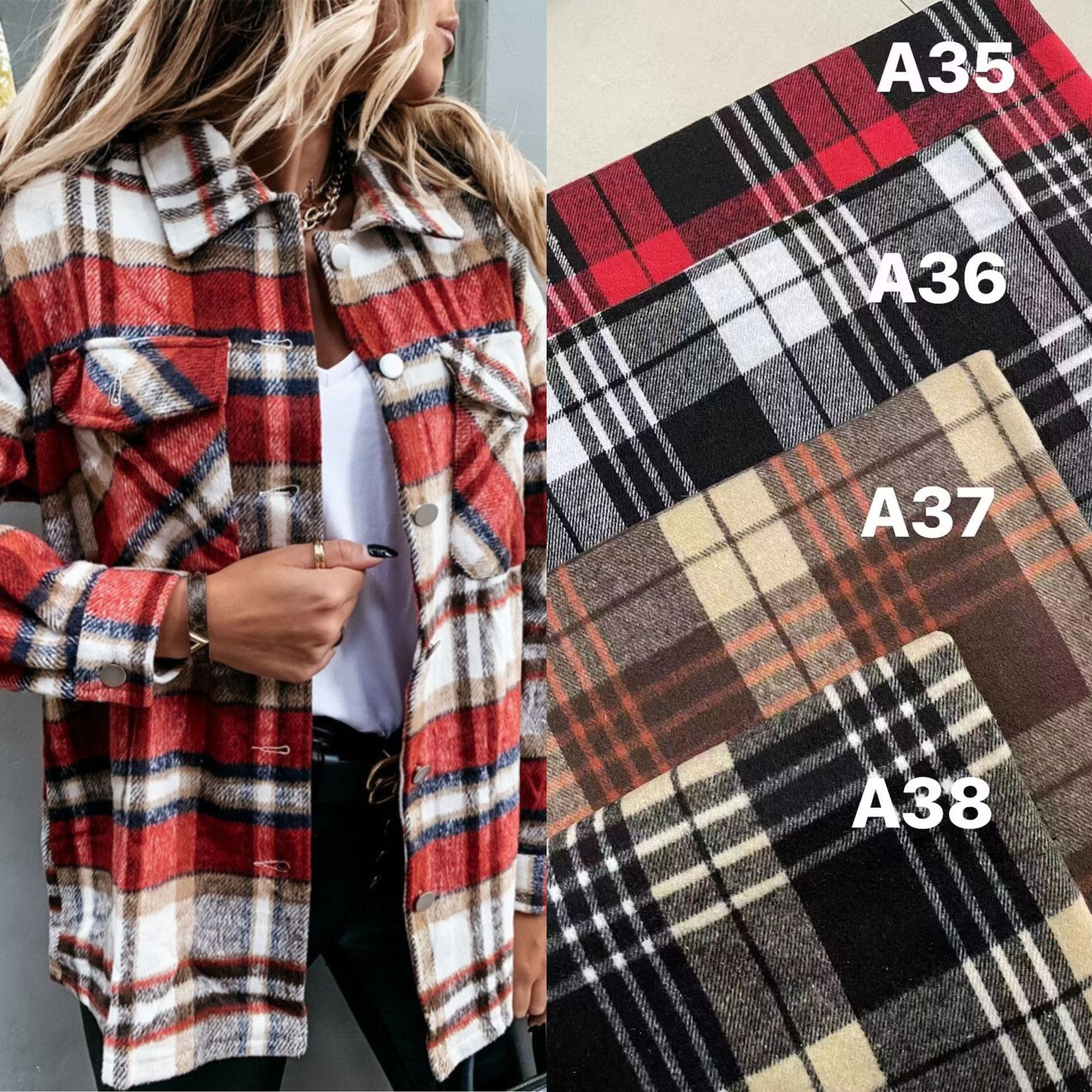 Woolen Fabric Plaid 270-450Gsm, Double-Sided Brushing and Shearing Thickeneding