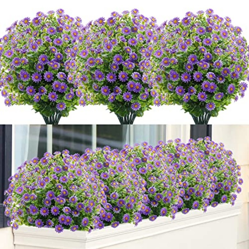 Picture of Cross-Border Simulated Plants Plastic Green Plants Simulated Flowers Indoor Courtyard Decoration Accessories Wedding Floral Desktop Ornaments