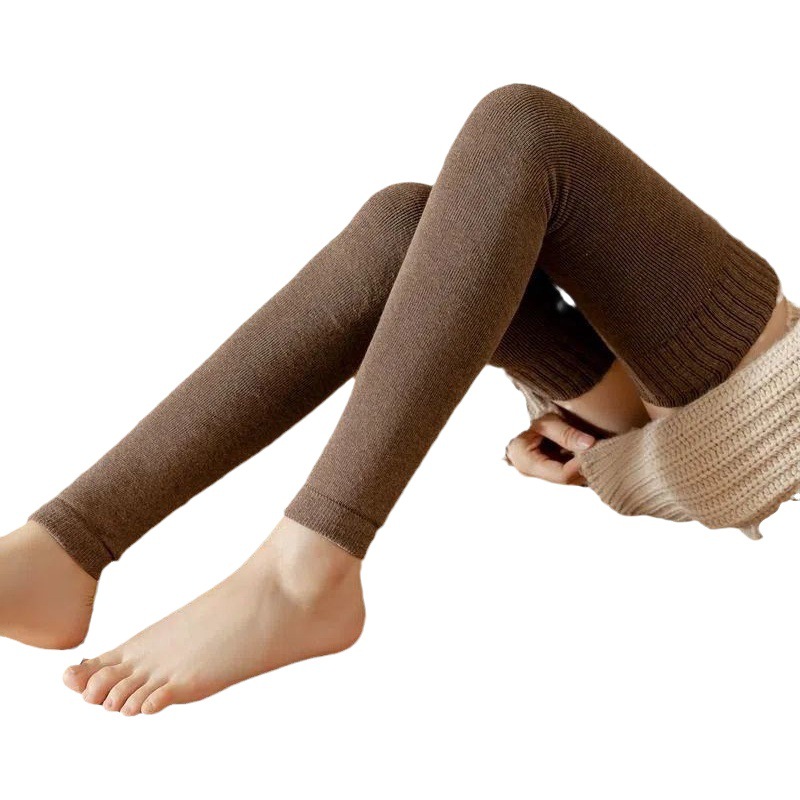 Zhuji Knee Pads Warm Long Winter Thickeneded Thigh Socks Socks Women's Terry Over-The-Knee Socks Leg Covers Knee Pad Socks