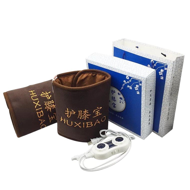 Electric heating moxa knee pad home moxa bag leg warm knee joint moxibustion hot compress bag knee pad wholesale