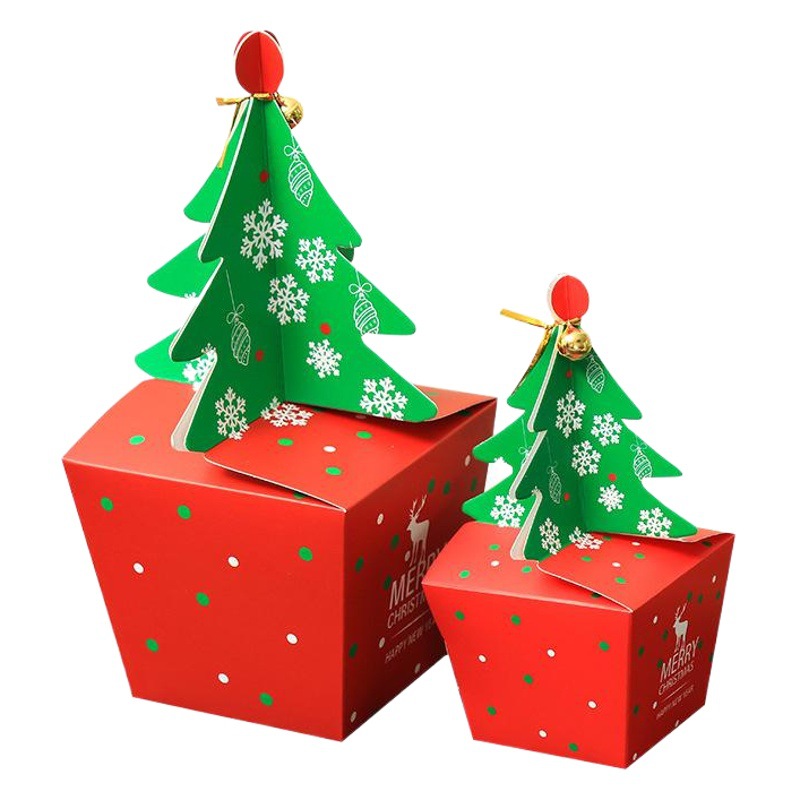Picture of Christmas Apple Box Peace Fruit Packaging Box Christmas Eve Gift Box Carton Wholesale Can Be Customized H013 Size