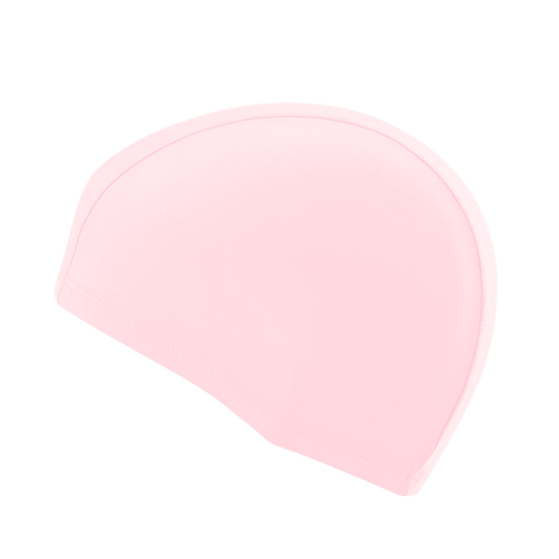 Picture of Swimming cap adult cloth cap swimming cap polyester nylon four needle six thread unisex large swimming belt paper card wholesale
