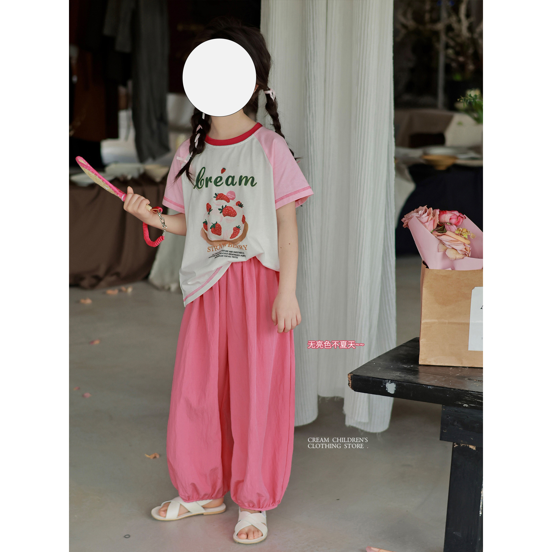 Picture of Children's Wear Girls' Casual Pants Children's 2024 New Summer Children's Bloomers Baby Fashion Western Style Yamamoto Pants