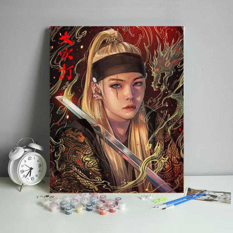 Picture of DIY Digital Oil Painting Factory Human Art Amazon Fba Batch Shopify Cross-Border Foreign Trade Wholesale
