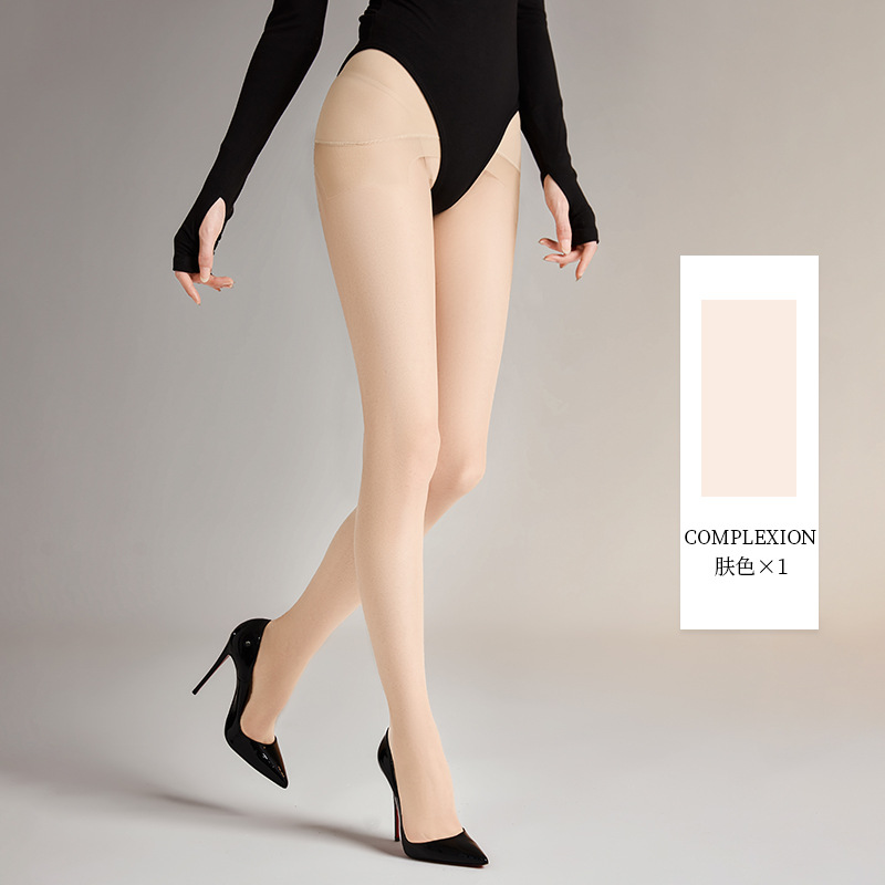 Picture of Bones Black Silk Stockings Black Pantyhose Spring and Autumn Thin No-drop Sexy Ultra-thin Silk Stockings Women's Anti-hook Durable