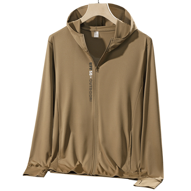 Picture of UPF50 Sun Protection Clothing for Men and Women Summer Lightweight Ice Silk Breathable UV Protection Fishing Sun Protection Clothing Couple Jacket