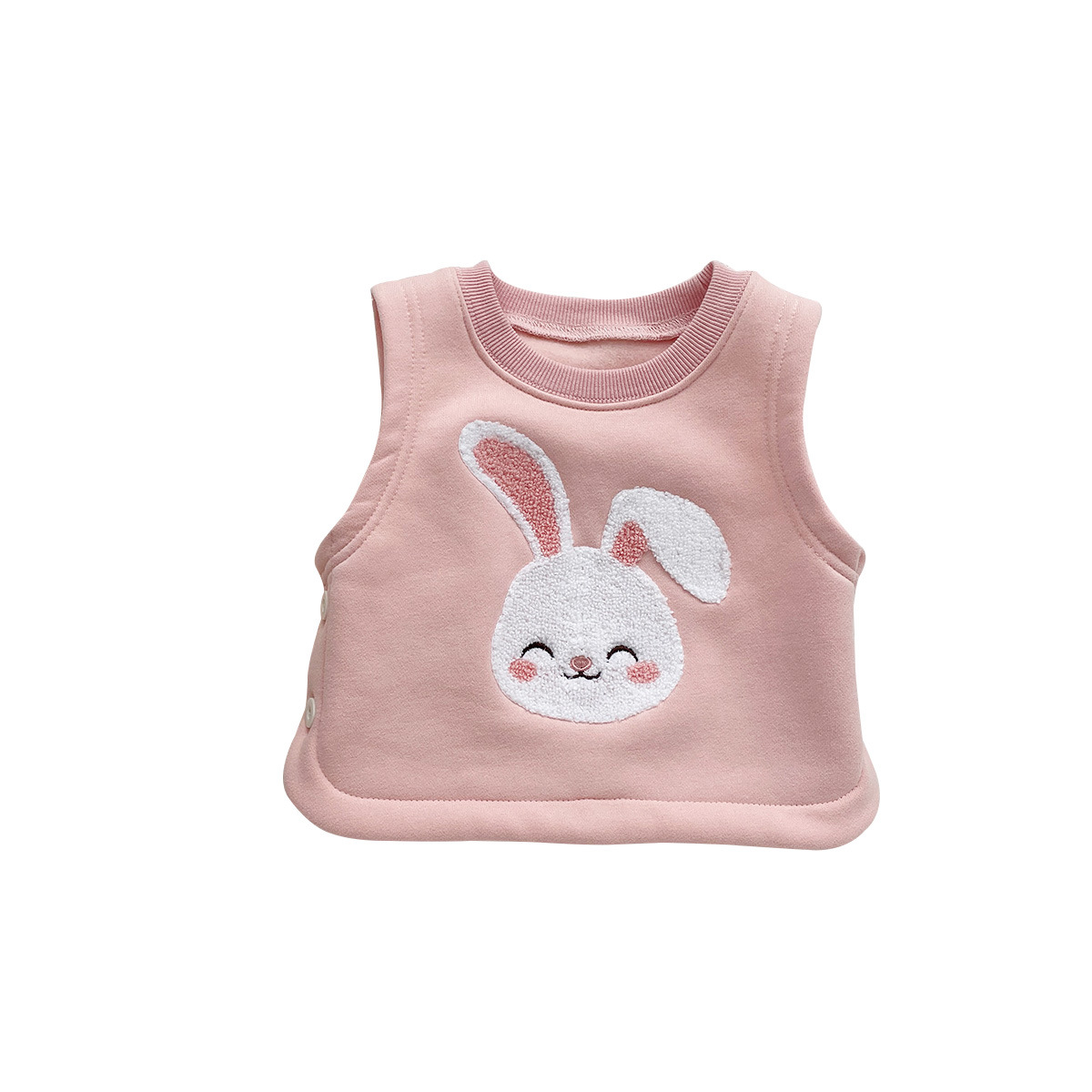 Picture of 2025 Baby Winter Clothing K-Style Kidsren's Cute Cartoon Velvet Vest Male and Female Baby Winter Warm Versatile Vest