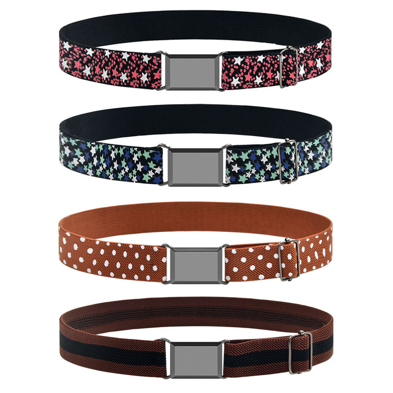 Picture of Lazy belt cross-border in stock Children's elastic elastic adjustable length convenient buckle jeans belt