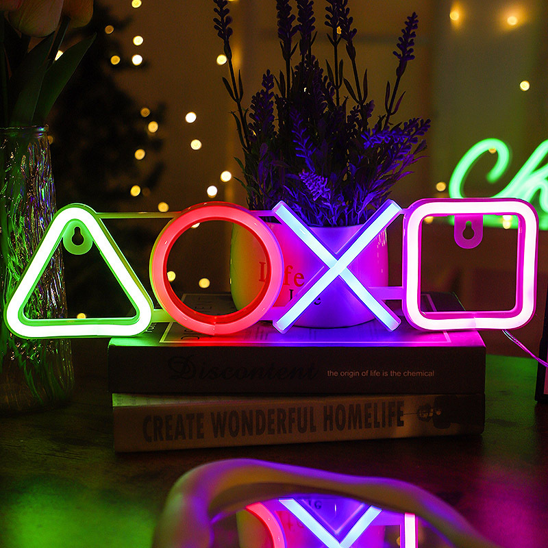 Neon Symbol Logo Acrylic Cross-Border Ins New Led Modeling Lamp Game Room Atmosphere Decoration