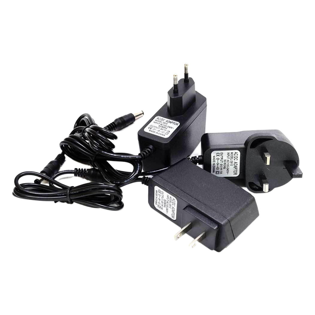 Single Effect Pedal Power Adapter 9V1A Internal Negative External Positive Dc Topology Cable Power Extension Cable with Noise Reduction Magnetic Ring