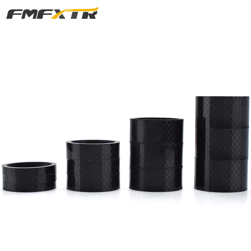 Carbon fiber mountain bike front fork washer bicycle 28.6mm front Bowl set carbon fiber washer ring front handle 3k